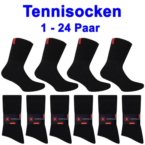 Socken schwarz sport - 1-24,