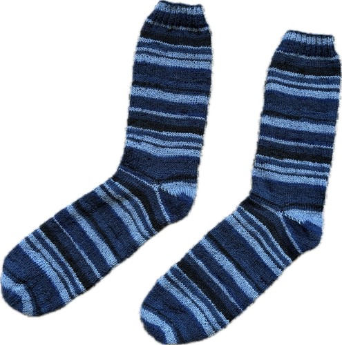 Handgestrickte wollsocken - handgestrickte, gr